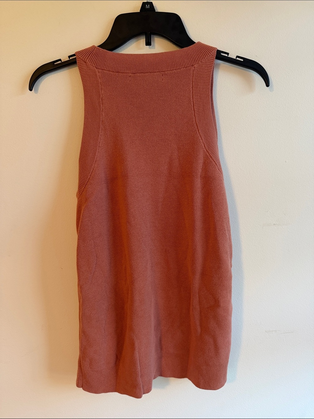 Banana Republic Rust-Red Ribbed High-Neck Tank - Picture 3 of 4